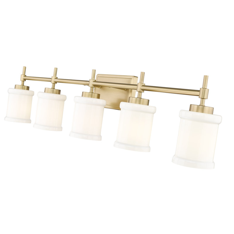 Cadoc 5 Light Vanity, Gold