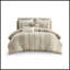 Ensemble de housse de couette en coton rayé pour lit double / grand 3 pièces-134086108-134086109