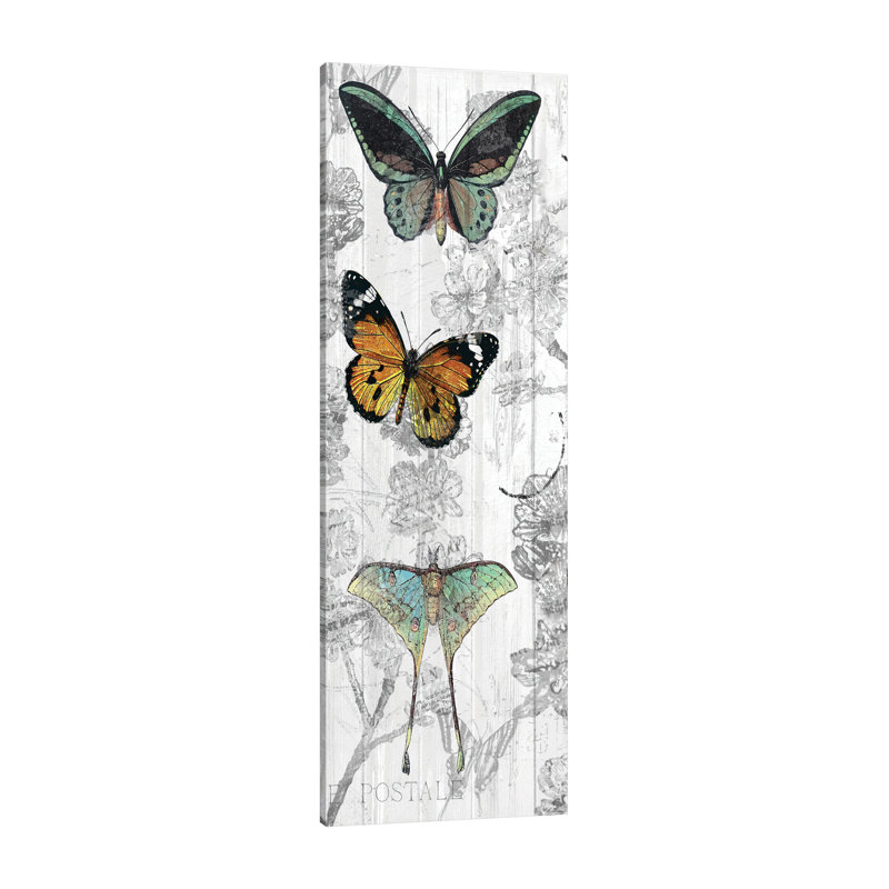 Butterflies Are Free by Kimberly Allen - Wrapped Canvas Panoramic Print, 91cm H x 30cm W x 4cm D