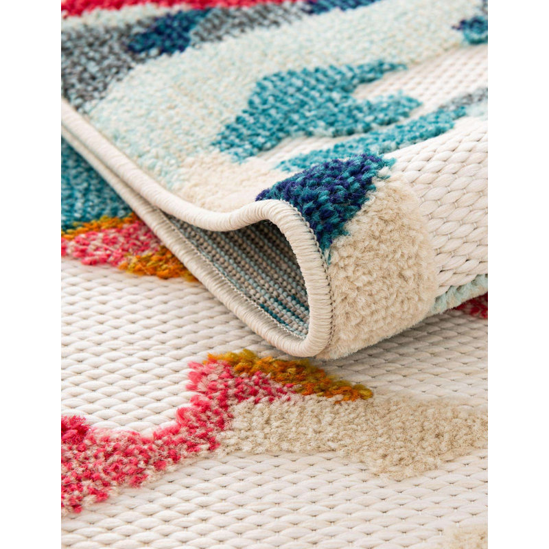 Wrought Studio Zenata Marelda Indoor/Outdoor Area Rug, Rectangle 7'10" x 10'
