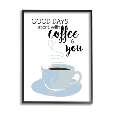 " Good Days Coffee & You Romantic Kitchen Morning " by Daniela Santiago