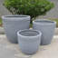 Ribbed Fibreglass Plant Pot-39262021-39262023