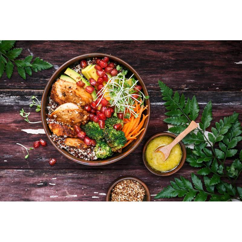 Buddha Bowl by Asab974 - Wrapped Canvas Print, 30cm H x 46cm W x 3.8cm D