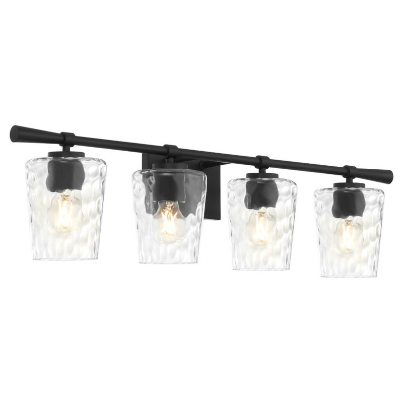 Bodan 4 - Light Vanity Light, Matte Black