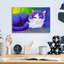 "Chat tuxedo mauve" par Rebecca Wang Art-273662194