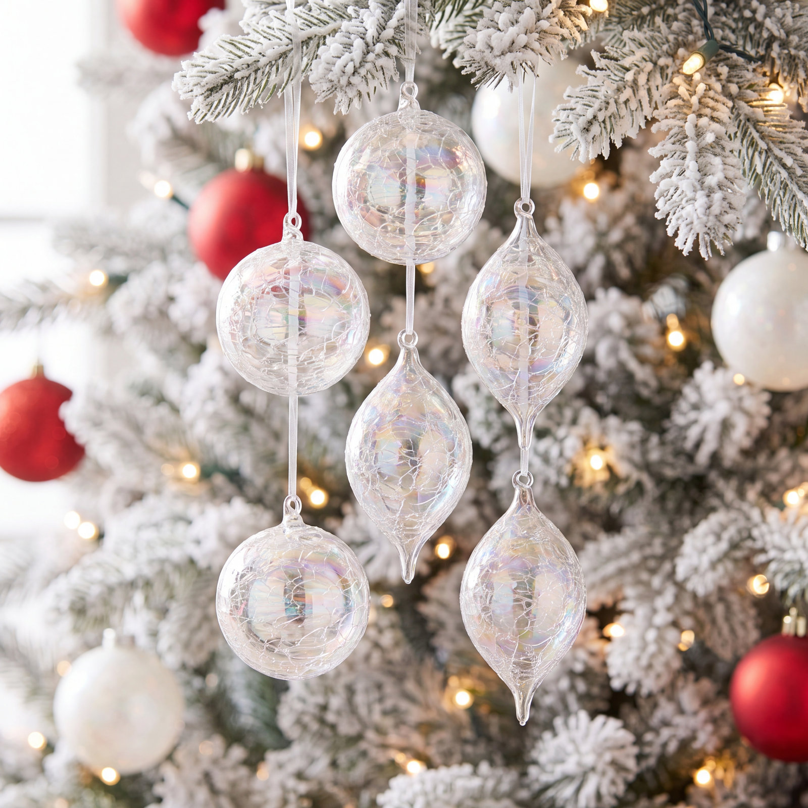 7" Glass Bauble