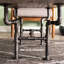 Ensemble de base de bureau robuste en acier noir Ingoul