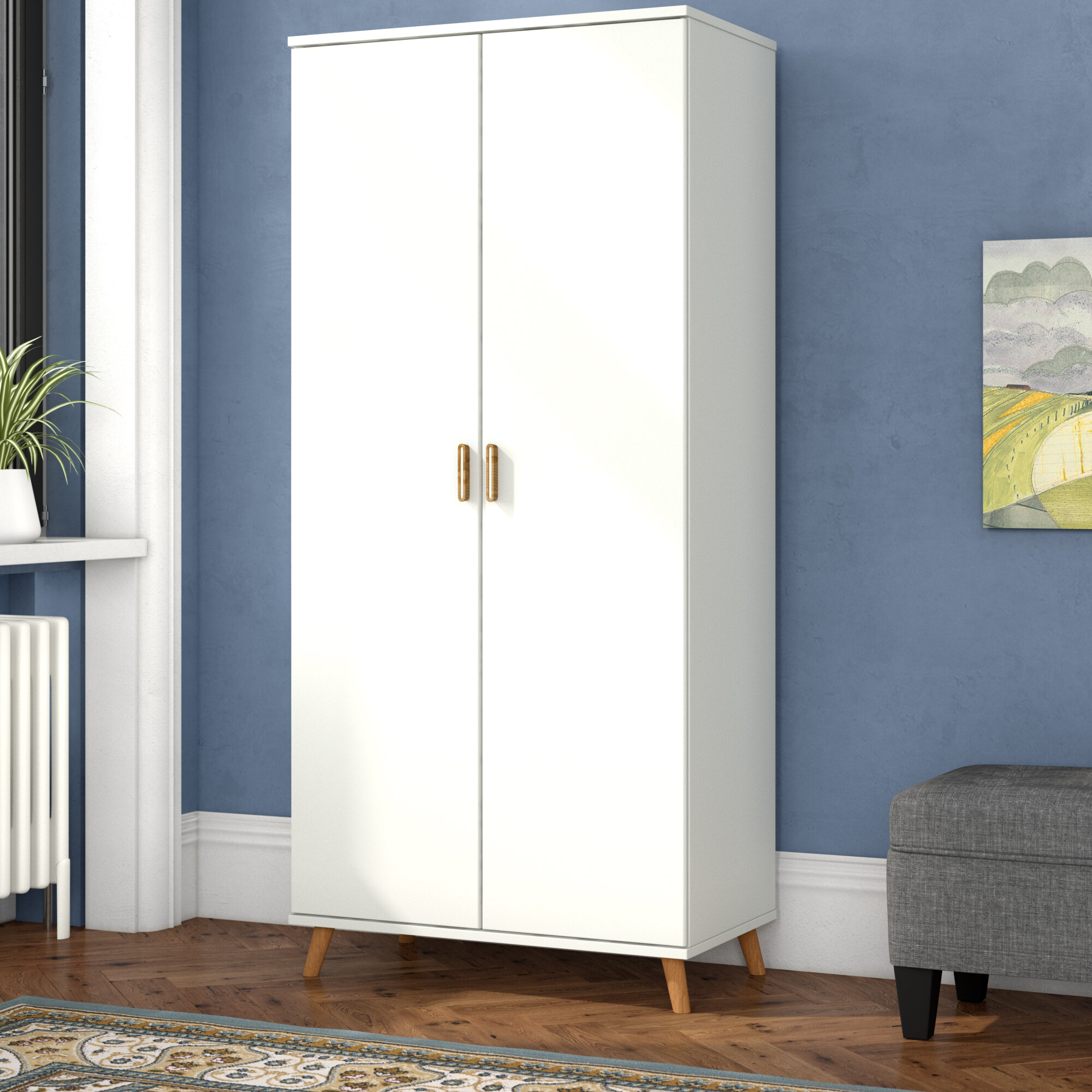 Wayfair 2 on sale door wardrobe