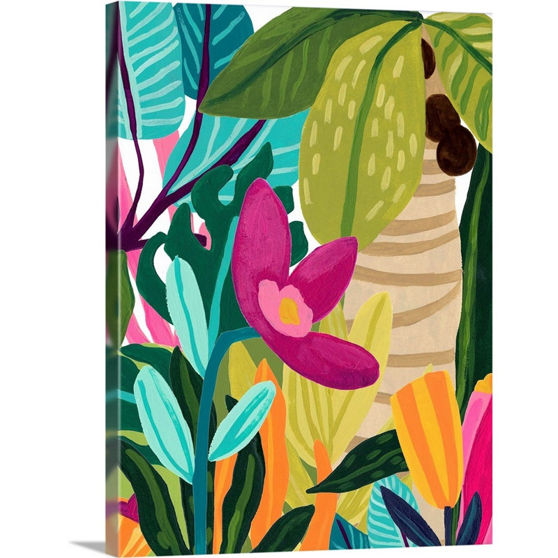 «Island Thicket I», art mural sur toile, Toile tendue, H 16 po x l 12 po