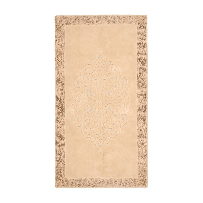 Non-Slip Bath Mat, Light Brown
