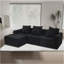 Canapé modulaire convertible convertible en microfibre-2065646164