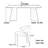 Light luxury simple modern home dining table