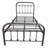 Bunel Metal Platform Bed Frame with Headboard No Box Spring Needed Twin