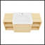 Meuble-lavabo mural de 48 po avec lavabo en céramique blanche, 2 tablettes de rangement et 1 porte à fermeture en douceur, fabrication en contreplaqué écologique