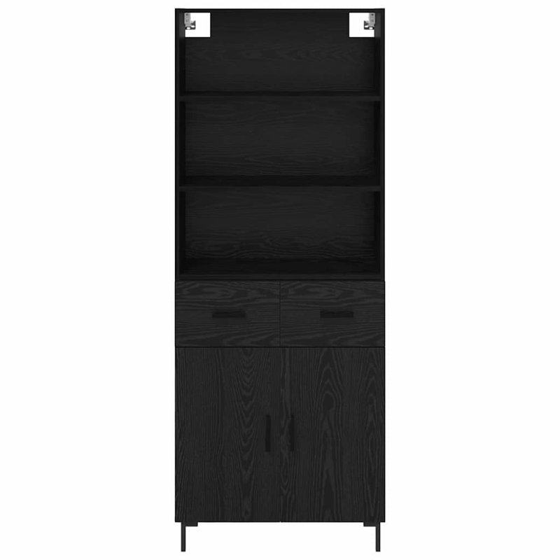 69.5cm Sideboard, Black Oak