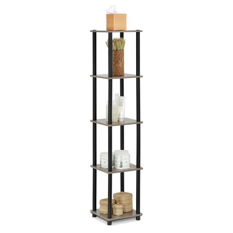 Juarez Bookcase, French Oak Gray/Black