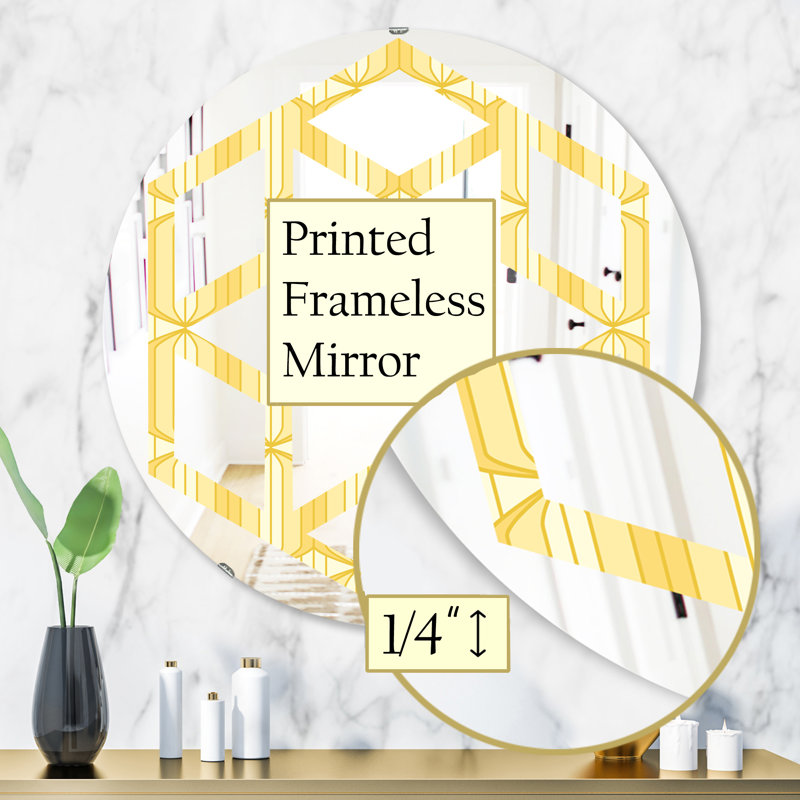Miroir mural Hexagon Star, H 31,5 po x l po