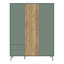 HARLLSON 3 Door Manufactured Wood Wardrobe-389929148