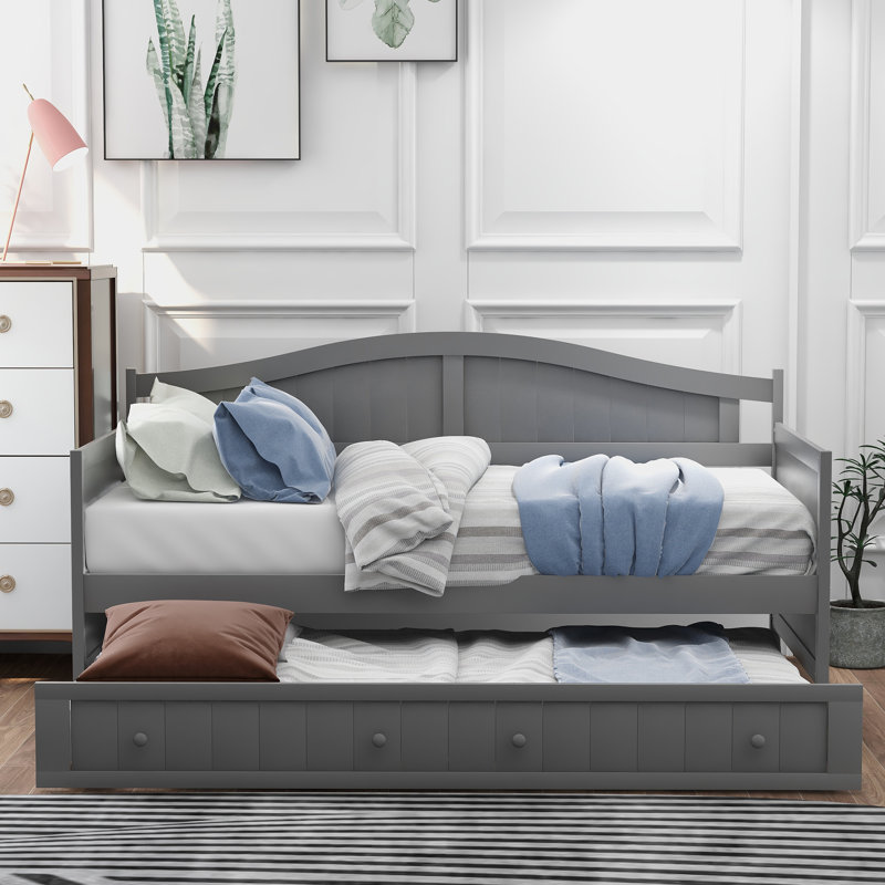 Daybed, Sofa Bed for Bedroom Living Room,No Box Spring Needed, Gray