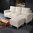 Modern 75'' Upholstered Sofa Chaise-956954800