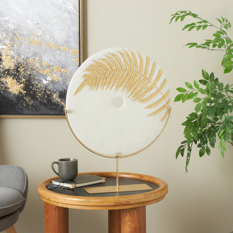 Sculpture ronde et blanche Cole Cole Grey