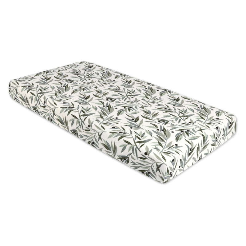 Drap-housse pour lit de bébé Olive Branches