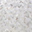 Lokahi 0.39" x 0.79" Seashell Chevron Mosaic Wall Tile