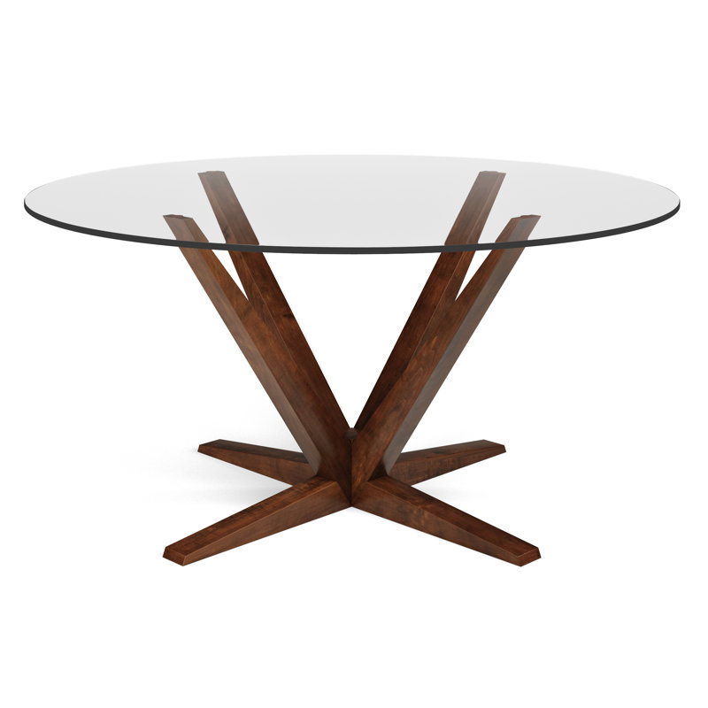 Table de salle à manger Aura, L 60 po x L 60 po, Noyer