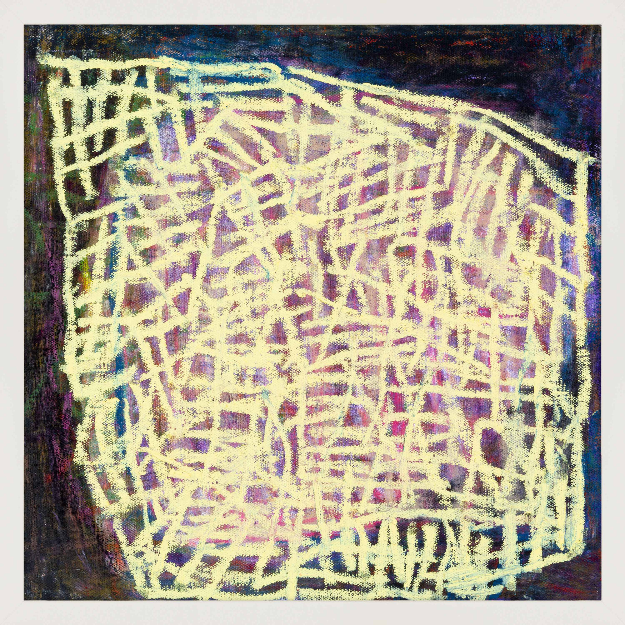 Night Light by Stephanie Dennis, White, 20" H x 20" W  x 1.25" D