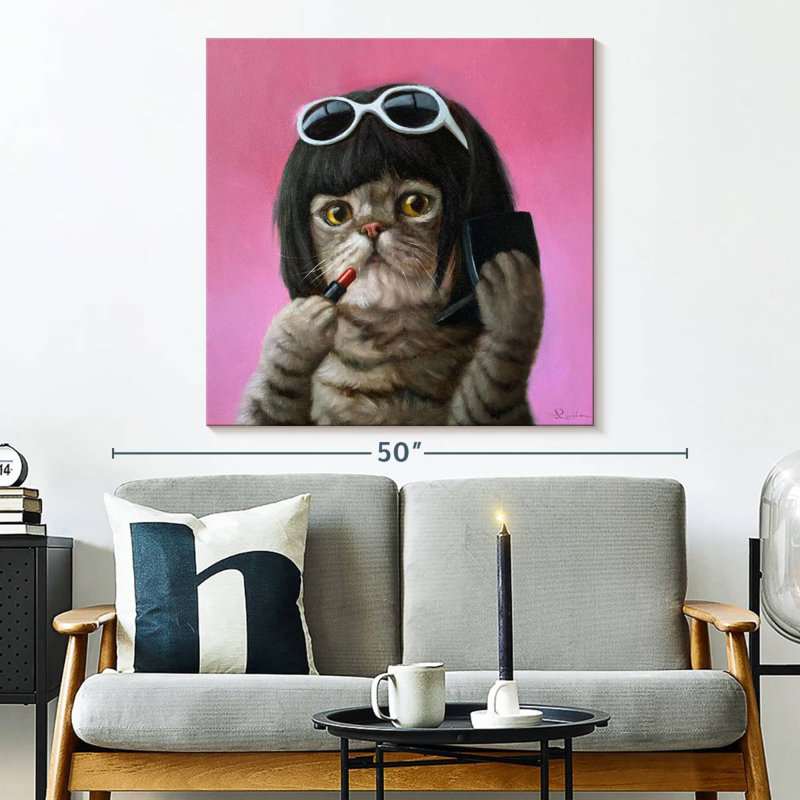 Ketti Bob Cat, 33" H x 33" W