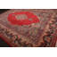 Tapis oriental corail / beige / bleu / sauge en laine noué à la main 10 pi 3 po x 13 pi 9 po Oriental