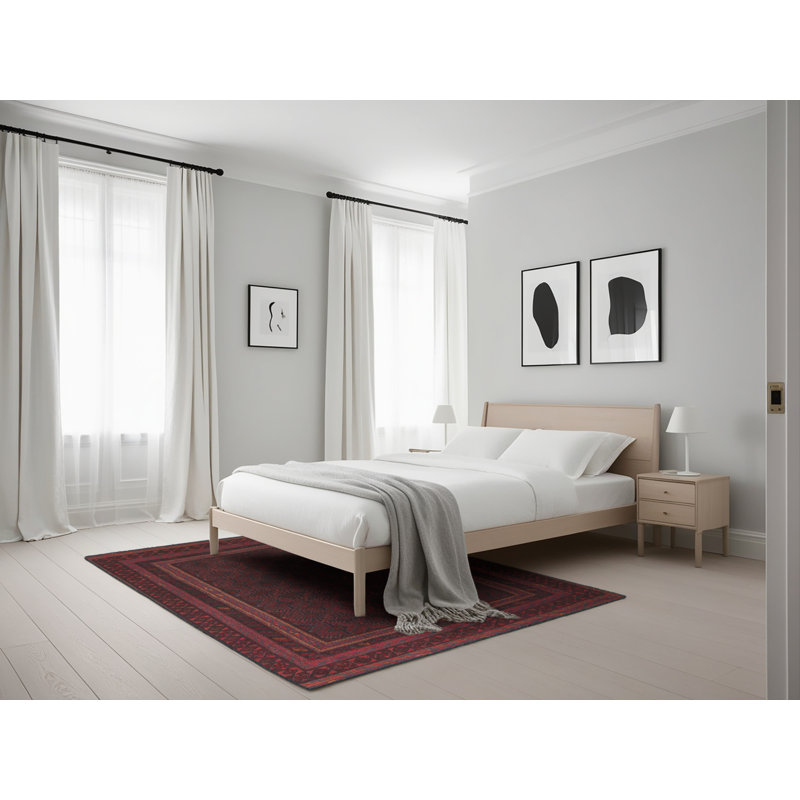 Tapis rouge à motif sud-ouest, Rectangle 5 pi x 7 pi