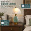 Lampe de table vintage rétro en céramique de 38 cm (15 pouces) avec verre vert de style chinoisrie