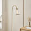 152cm Brushed Arched Floor Lamp