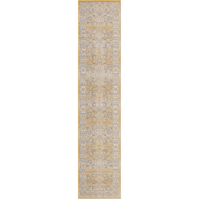 Tapis oriental toscan jaune Xion