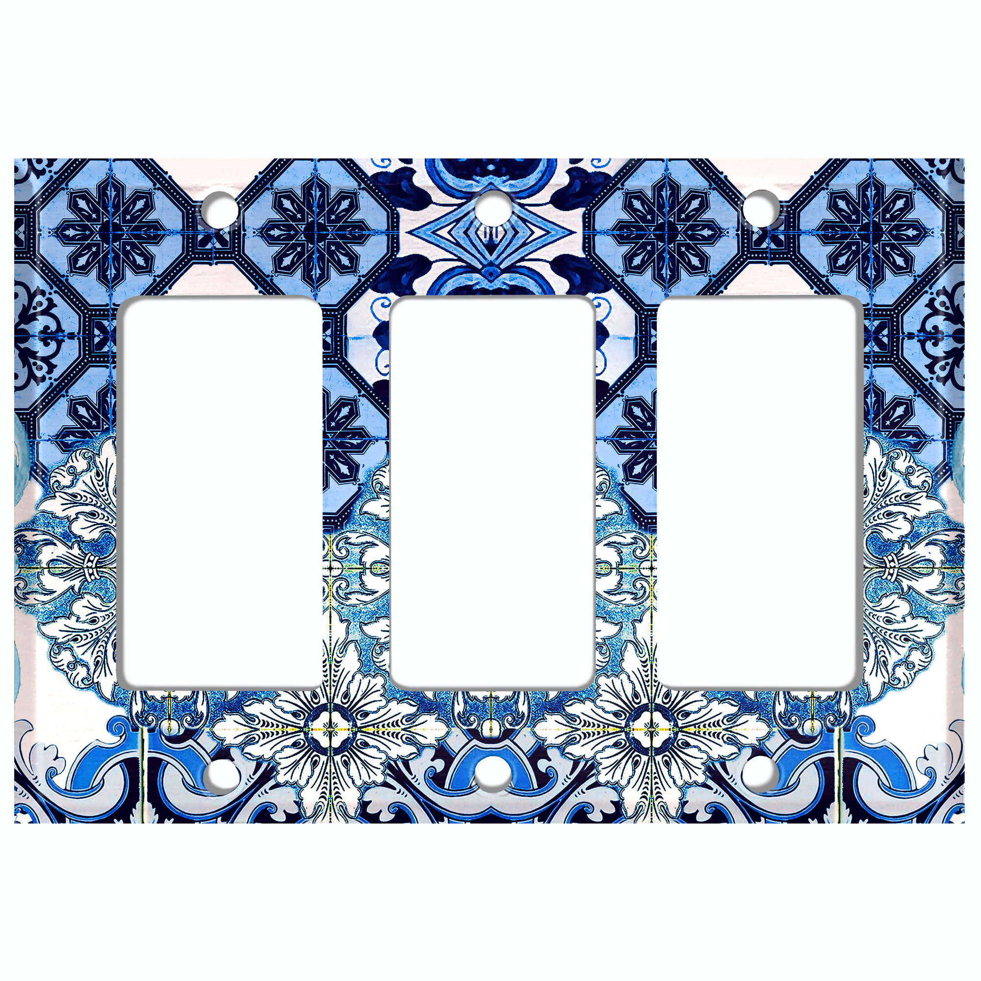 WorldAcc 3-Gang Rocker Wall Plate | Wayfair