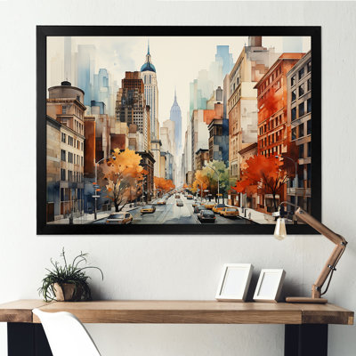 «Autumn New York City Breeze 2», art mural de la ville de New York