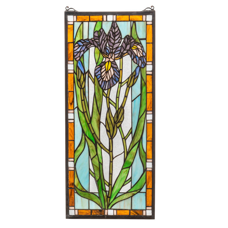 Iris Stained Glass Window