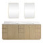 Meuble-lavabo double l 84 po Waubun-520956759