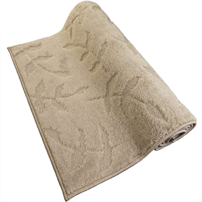 Tapis de couloir gris sable sur mesure à taille moyenne, Tapis de couloir 2 pi 2 po x 18 pi