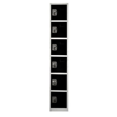 72" Steel 6-Tier Key Lock Storage Locker
