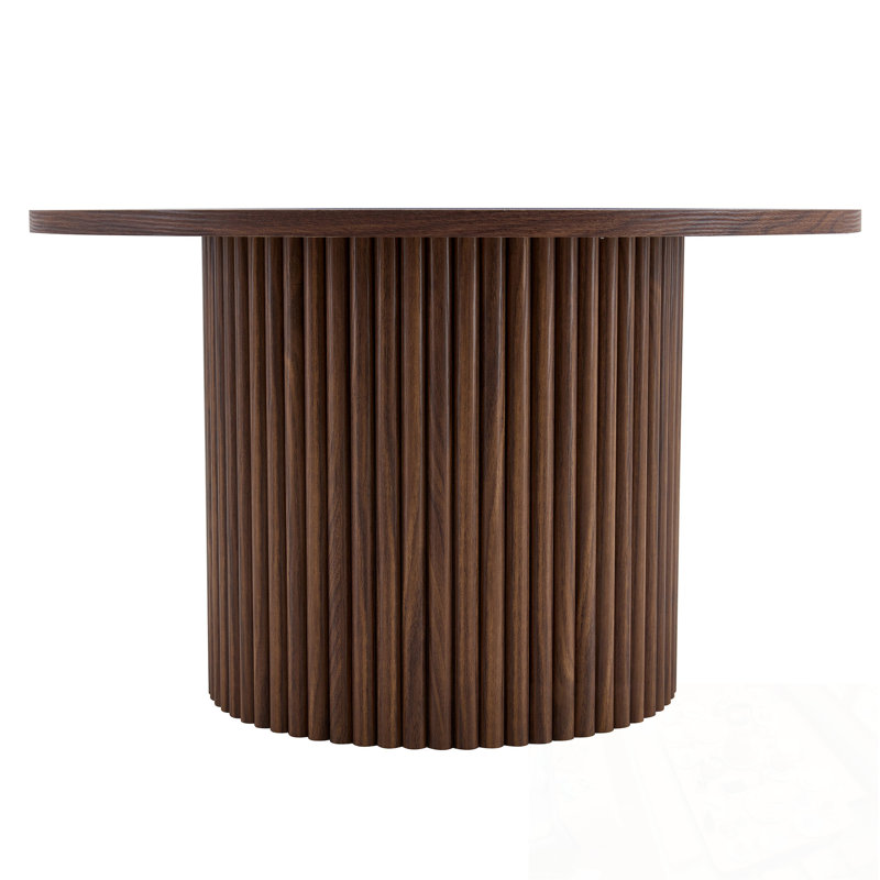 Round Coffee Table With Sturdy Base