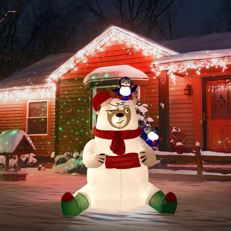 Nifti Merry Bear avec pingouin gonflable
