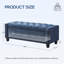 Polyester Upholstered Storage Bench-562783956