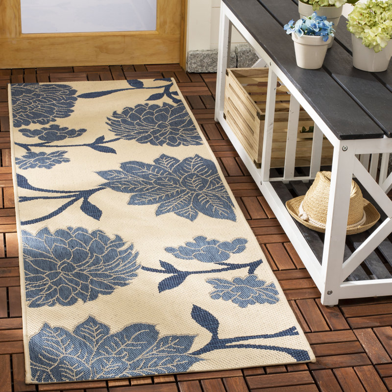 Adelmino Performance Floral Indoor/Outdoor Area Rug, Runner 2'3" x 6'7"