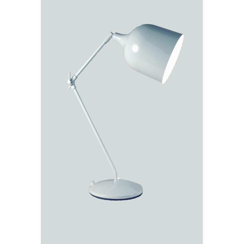 Mekano Metal Desk Lamp, White