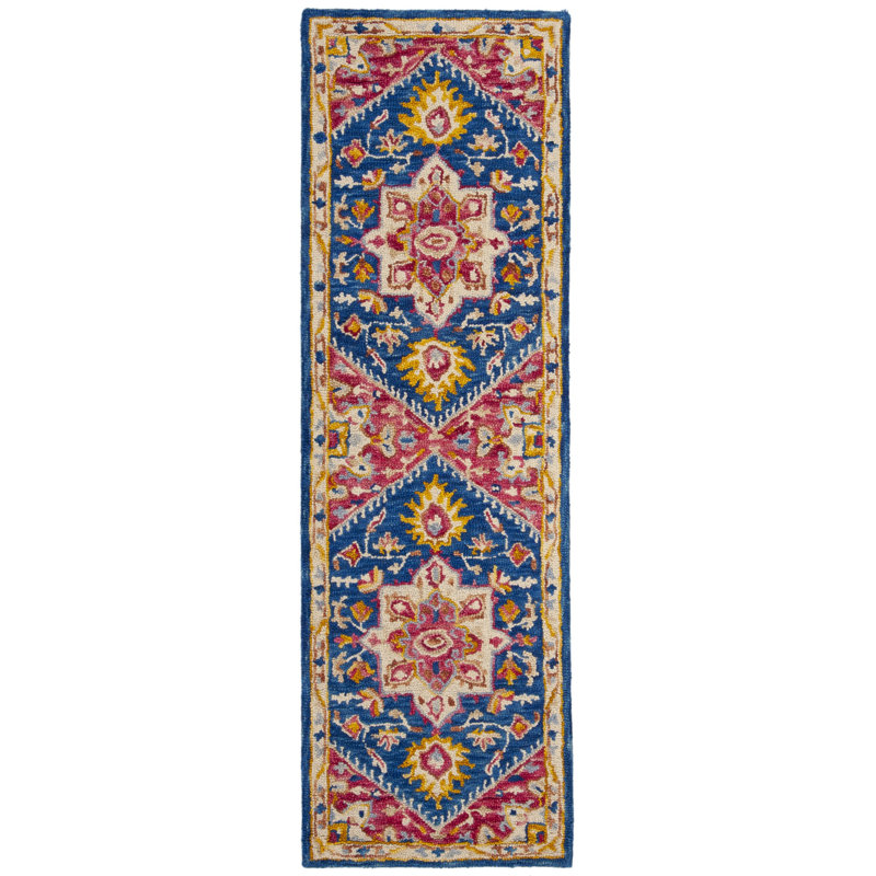 Posner Hand Tufted Wool Oriental Rug, Runner 2'3" x 8'