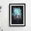 Mountain Peak in Wyoming - Picture Frame Graphic Art Print-56857058-56857057