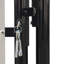 Crabtree Metal Door Fence Garden Mesh Gate with Lock Patio Fencing Terrace-87948109