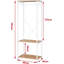 Ischua 60cm Clothing Rack-1630559441